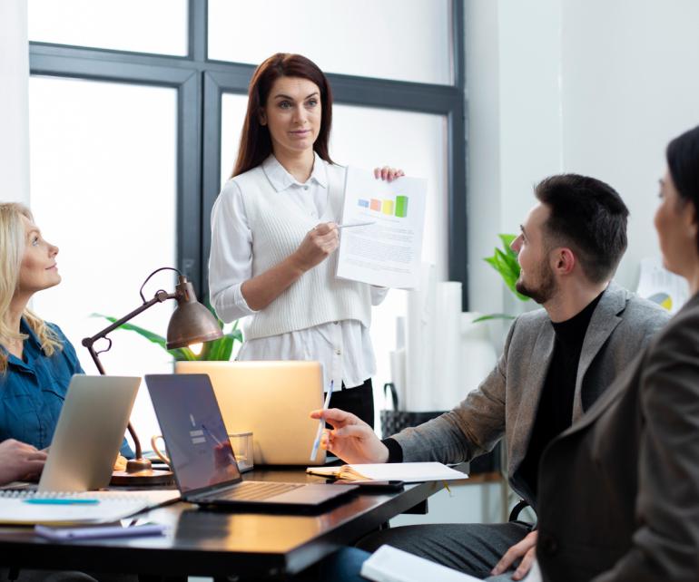 Create sales content based on achievements.e